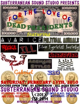 Subterranean Sound For The Love Of Dead Predsidents I